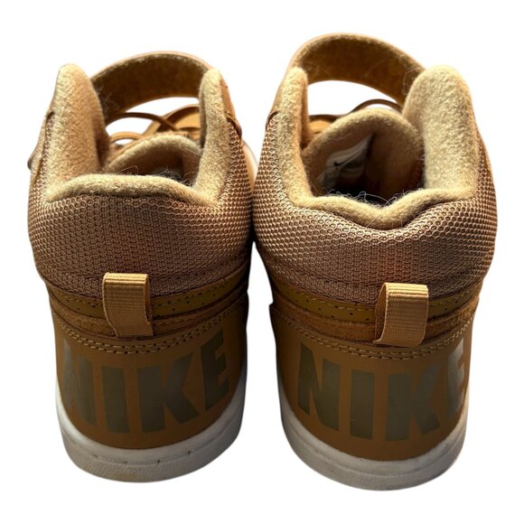Nike Court Borough Mid Brown High Top Sneaker Shoes Size 2.5Y Younger Kids - Picture 6 of 12